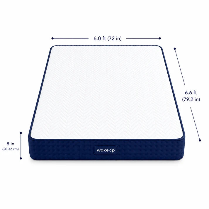 8-inch Dual Comfort M-Foam Mattress with Body Zone Technology