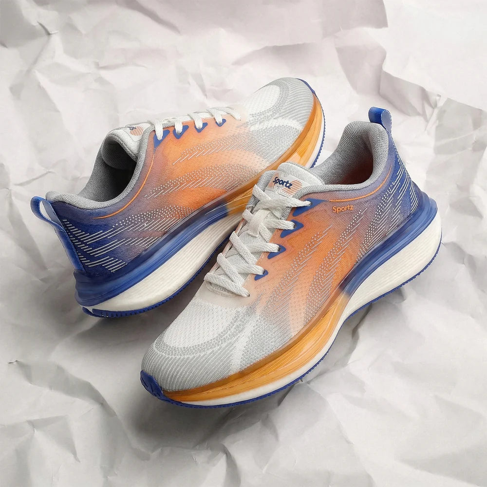 HYFLEX Men's Lace -up Sports Shoes- WS9150 Blue Orange