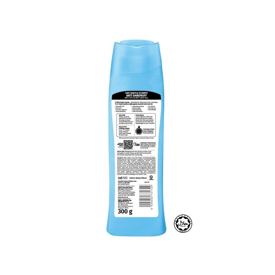 Supa Anti Dandruff, Anti Itch & Anti Hair fall Shampoo 300g