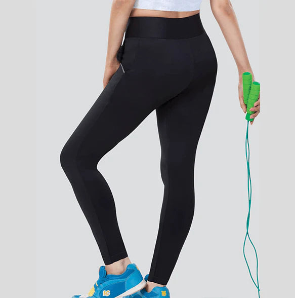 Activewear Pant For Workout With Pocket AS-701 Black