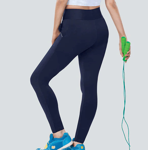 Activewear Pant For Workout With Pocket AS-701 Navy