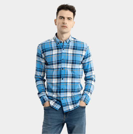 Bombay Checks Blue Shirt