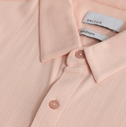 Mini Self Square Shirt Peach