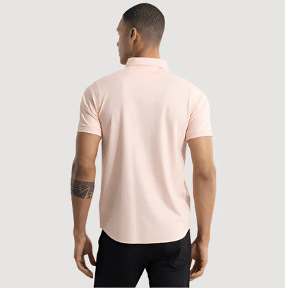 Mini Self Square Shirt Peach