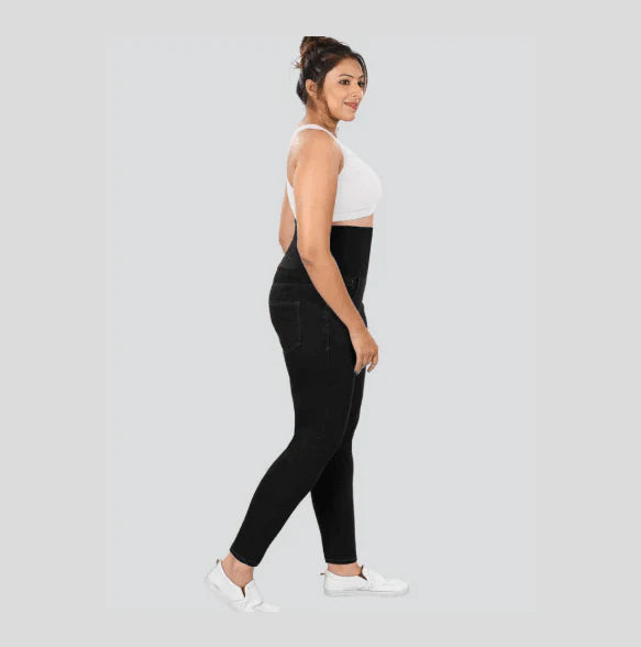 YDIS ShapeX Denim Jeans With 6-Inch Compression Belt Navy
