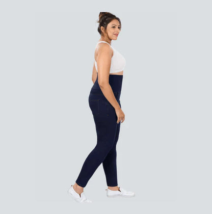 YDIS ShapeX Denim Jeans With 6-Inch Compression Belt Black