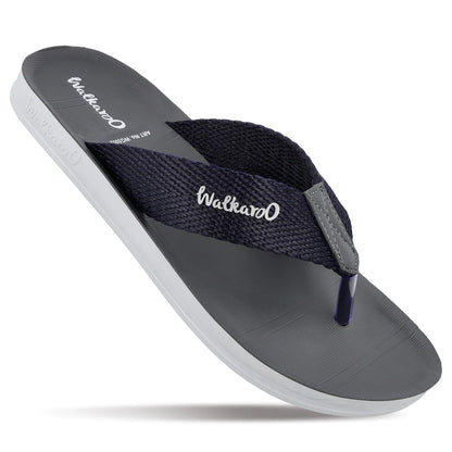 Walkaroo Men Solid Thong Sandals - WG5002  Blue