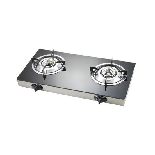 2 Burner Gas Stove (Glass Surfaced)