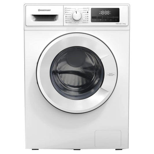 6Kg Front Load Inverter Washing Machine With 16 Washing Programs / 15 Minutes Quick Wash, WMT610B25, White