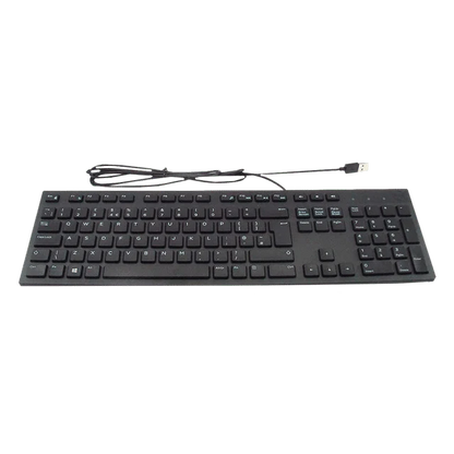 KB216 Full-Size Wired Spill Resistance Keyboard with 3 Indicator Lights