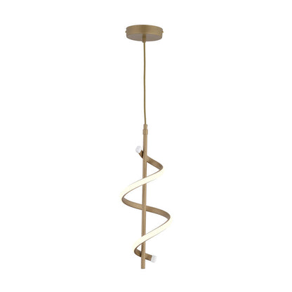 Leatrice Single 3 Colored Led Chandelier, Worned LQ3-4090