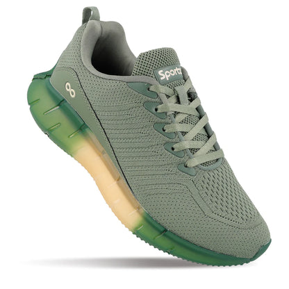 Men's Lace-up Walking Shoe-WS9101 Olive