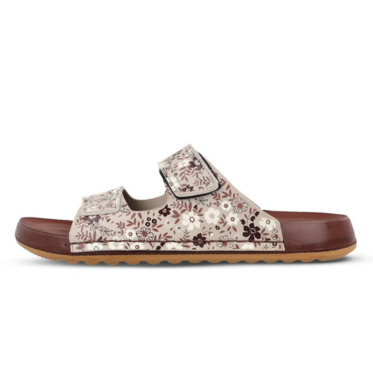Women's Daily Wear Comfort Sandals - WLP74041 Brown