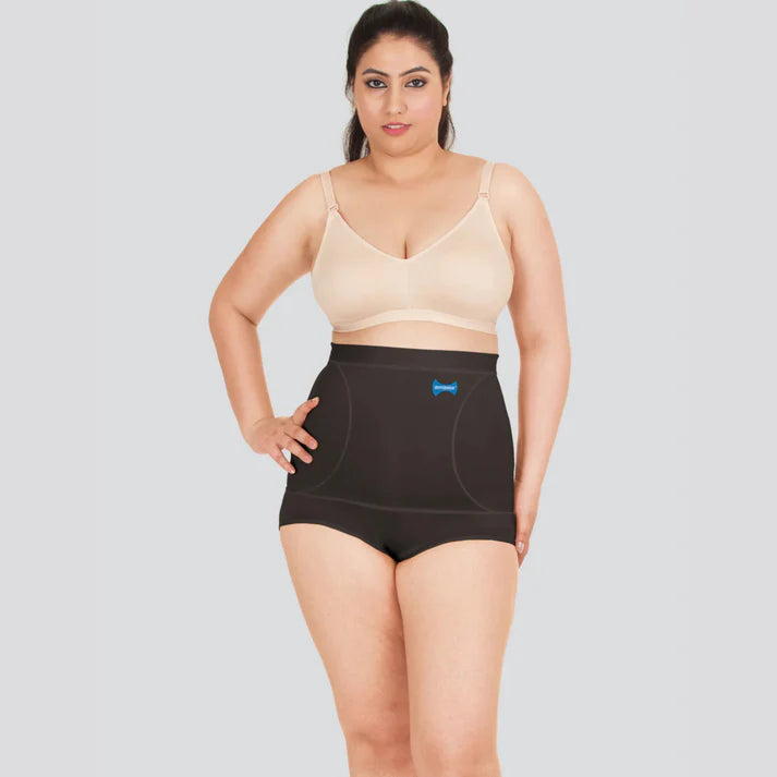 Women's Mini Corset 9 Inch Abdomen Shapewear Black
