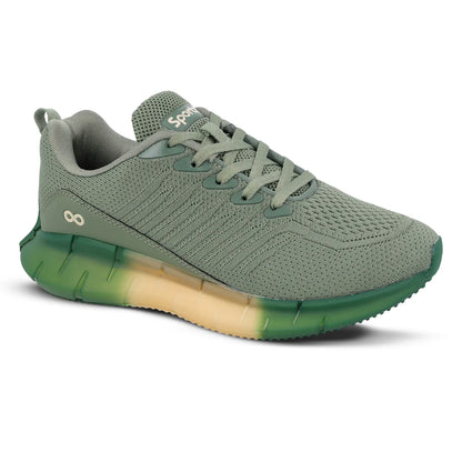 Men's Lace-up Walking Shoe-WS9101 Olive