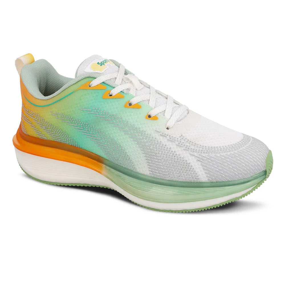 HYFLEX Men's Lace -up Sports Shoes- WS9150 Mustard Green