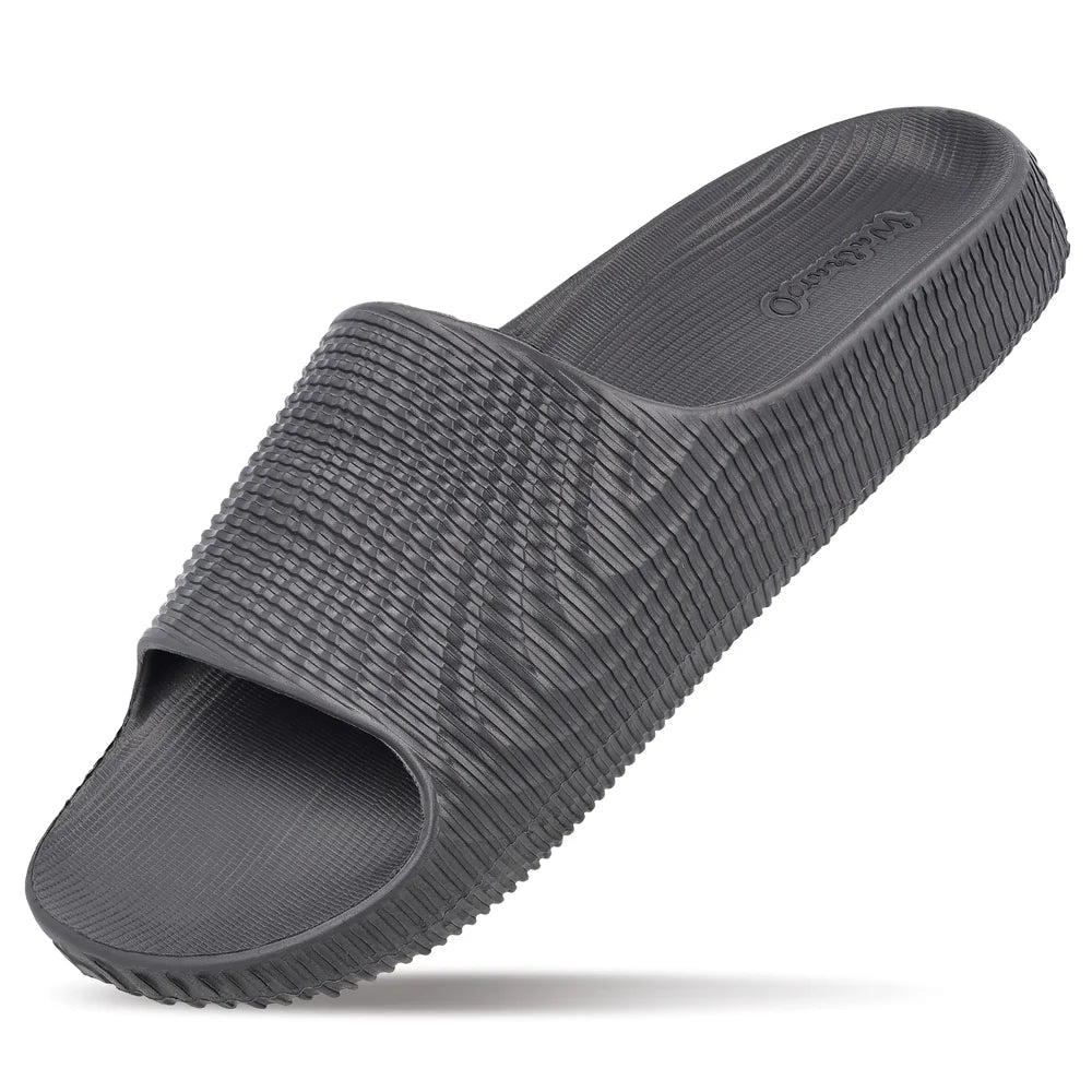 Men's Flip-Flop Sliders - WC8828 Dark Grey