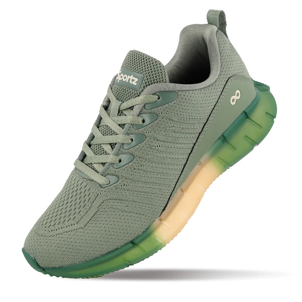 Men's Lace-up Walking Shoe-WS9101 Olive