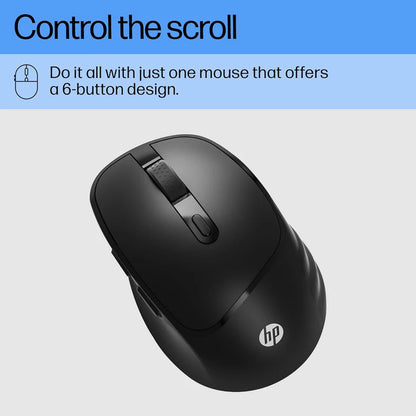 M120 Wireless Mouse, 2.4 GHz Wireless Connection, 6 Buttons, Up to 1600 DPI