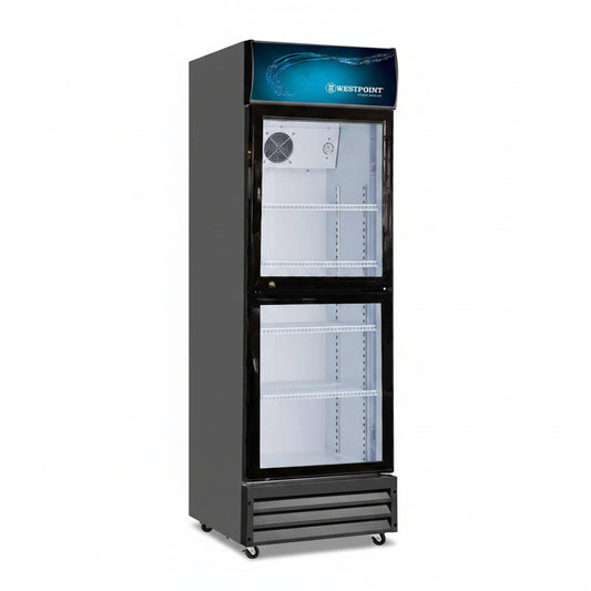 400L Upright Double Door Chiller WPSN4017T2 Black