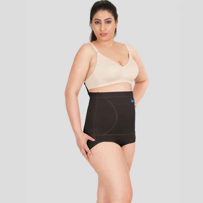 Women's Mini Corset 9 Inch Abdomen Shapewear Black