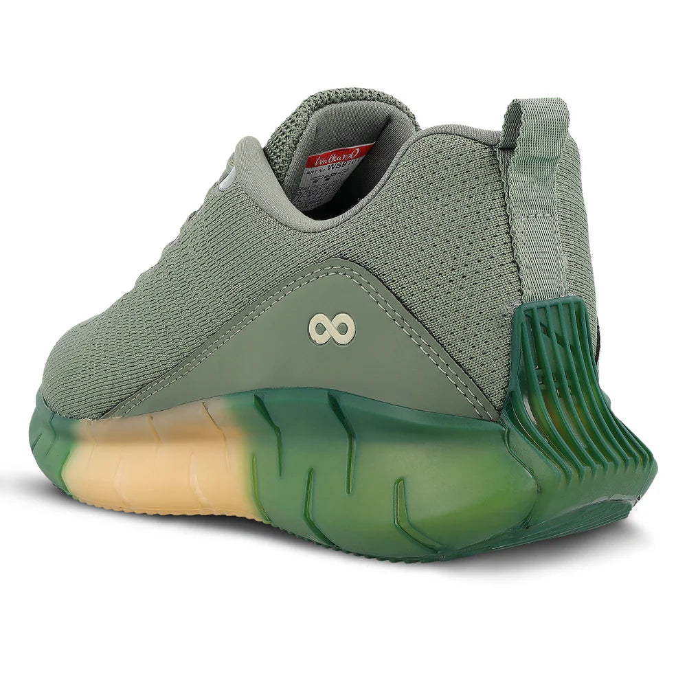 Men's Lace-up Walking Shoe-WS9101 Olive