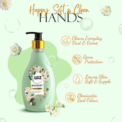 Hand Wash 450ml Dispenser Bottle - Bouquet