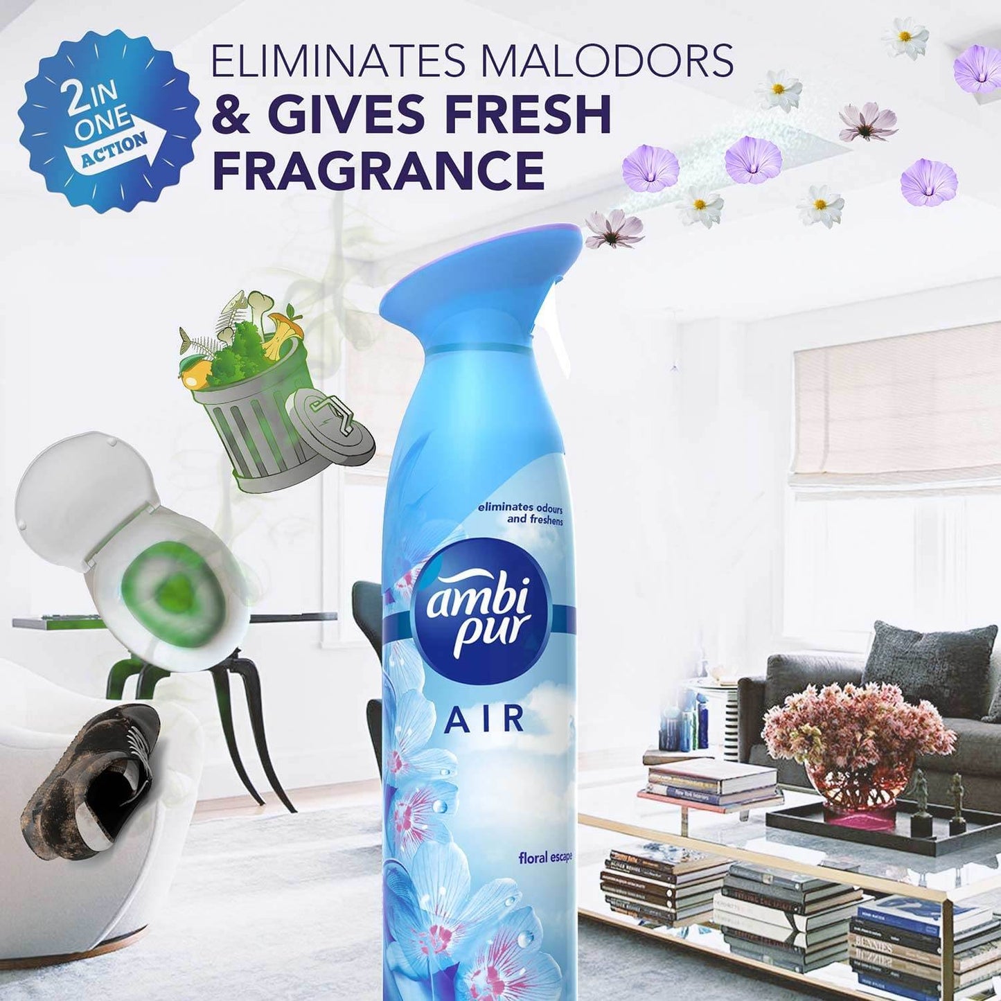 Air Effect Air Freshner-275G Floral Escape - Thebrands