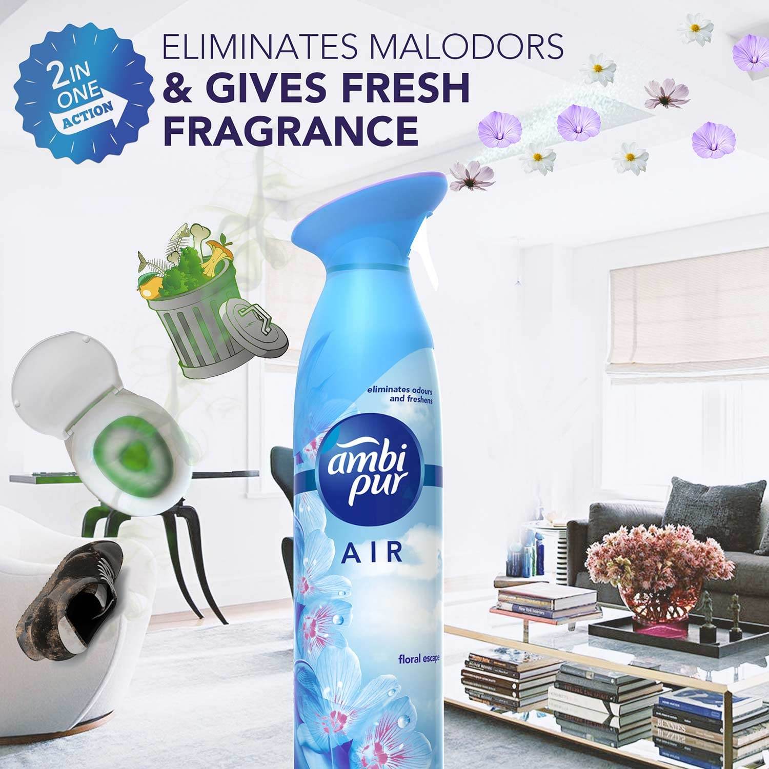 Air Effect Air Freshner-275G Floral Escape - Thebrands