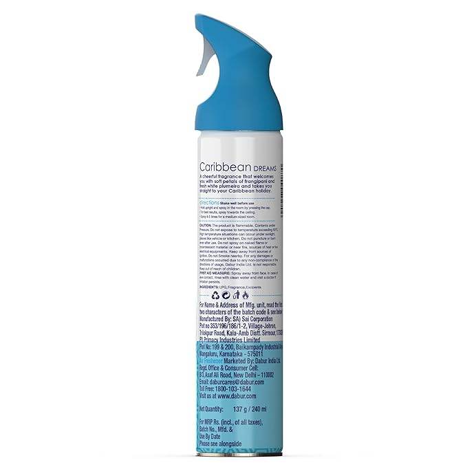 Air Freshner Spray CARRIBIAN DREAMS 240ml - Thebrands