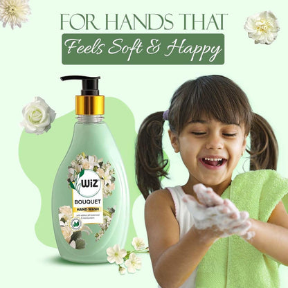 Hand Wash 450ml Dispenser Bottle - Bouquet