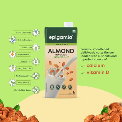 Almond Milk Plain 1 Ltr