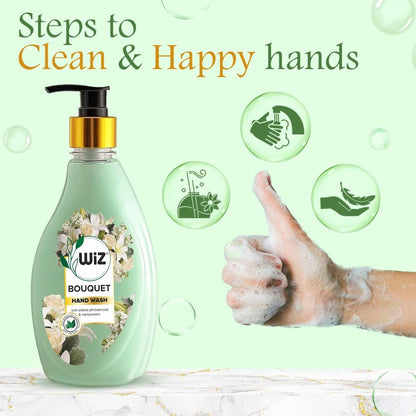 Hand Wash 450ml Dispenser Bottle - Bouquet
