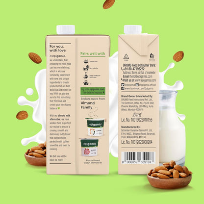 Almond Milk Plain 1 Ltr