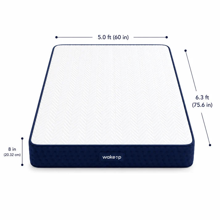8-inch Dual Comfort M-Foam Mattress with Body Zone Technology
