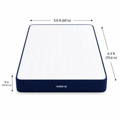 8-inch Dual Comfort M-Foam Mattress with Body Zone Technology