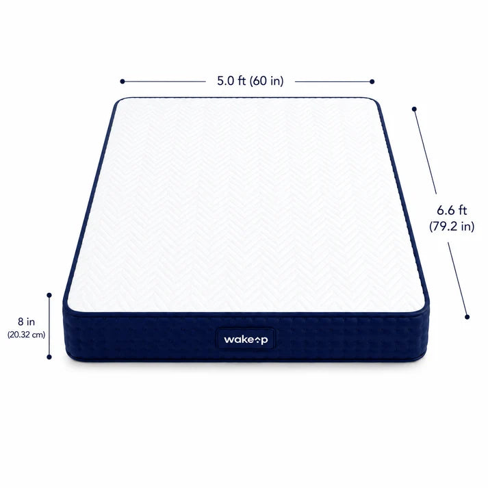 8-inch Dual Comfort M-Foam Mattress with Body Zone Technology