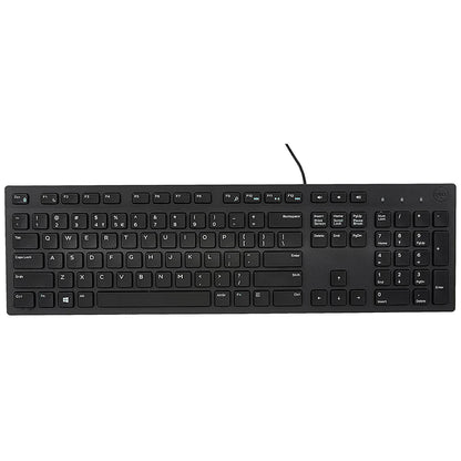 KB216 Full-Size Wired Spill Resistance Keyboard with 3 Indicator Lights