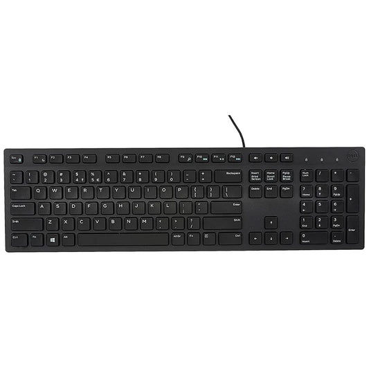 KB216 Full-Size Wired Spill Resistance Keyboard with 3 Indicator Lights