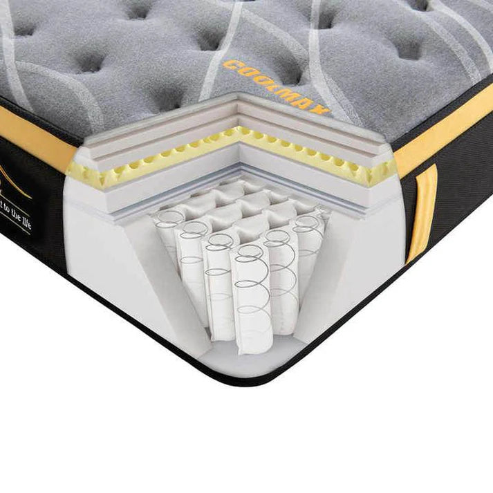 13-inch QUEEN-A Mattress 5x6.3ft) Euro Top with Memory Foam Pocket Spring