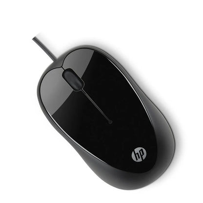 X1000 Wired USB Optical Mouse Black H2C21AA