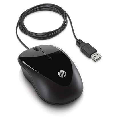 X1000 Wired USB Optical Mouse Black H2C21AA