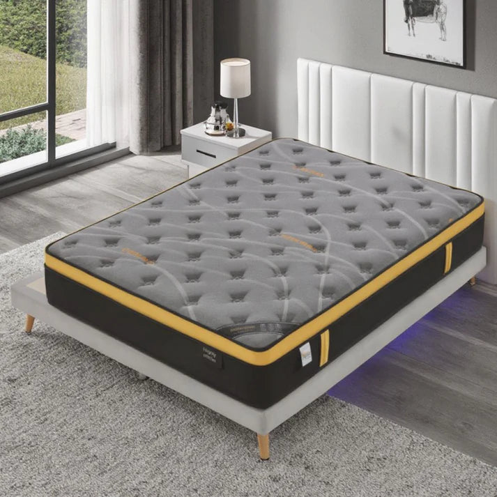 13-inch QUEEN-A Mattress 5x6.3ft) Euro Top with Memory Foam Pocket Spring