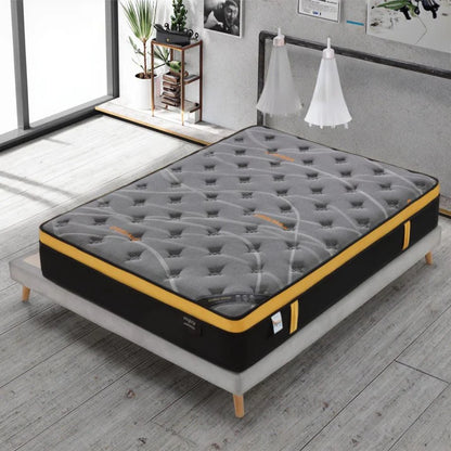 13-inch QUEEN-A Mattress 5x6.3ft) Euro Top with Memory Foam Pocket Spring
