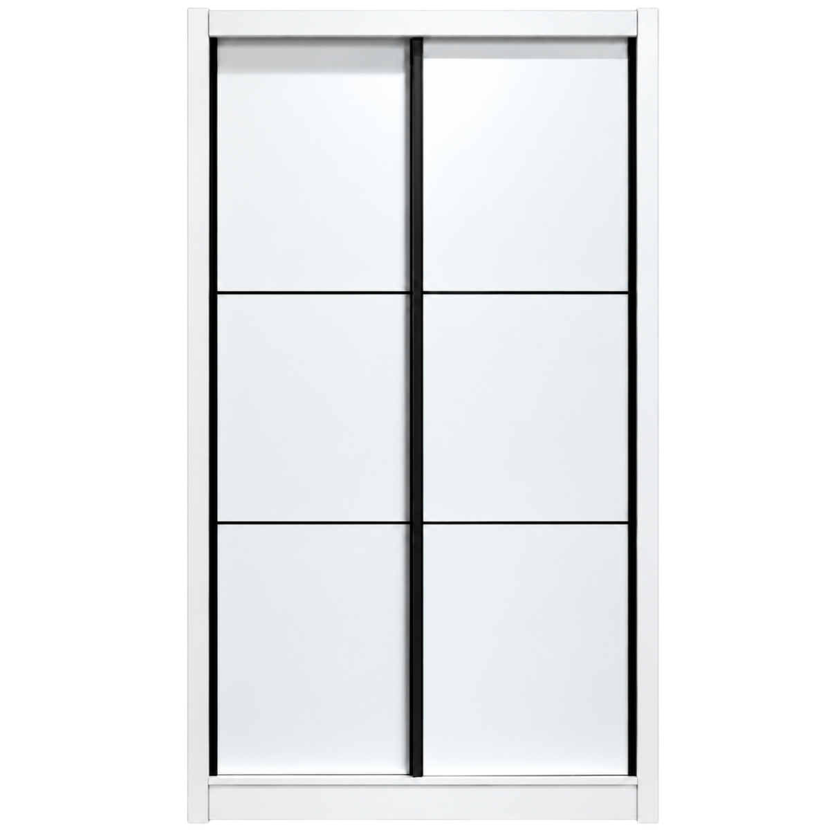 Sliding Wardrobe (120*50*210H) White