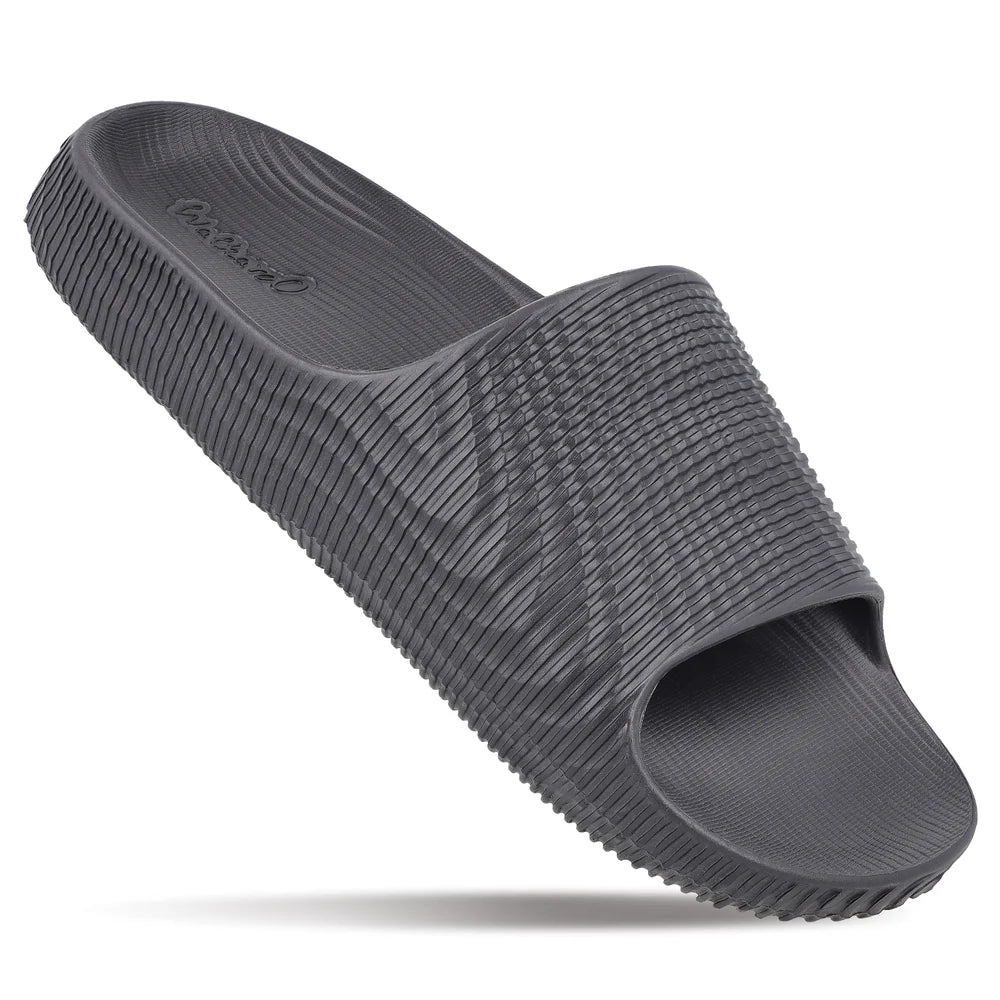 Men's Flip-Flop Sliders - WC8828 Dark Grey