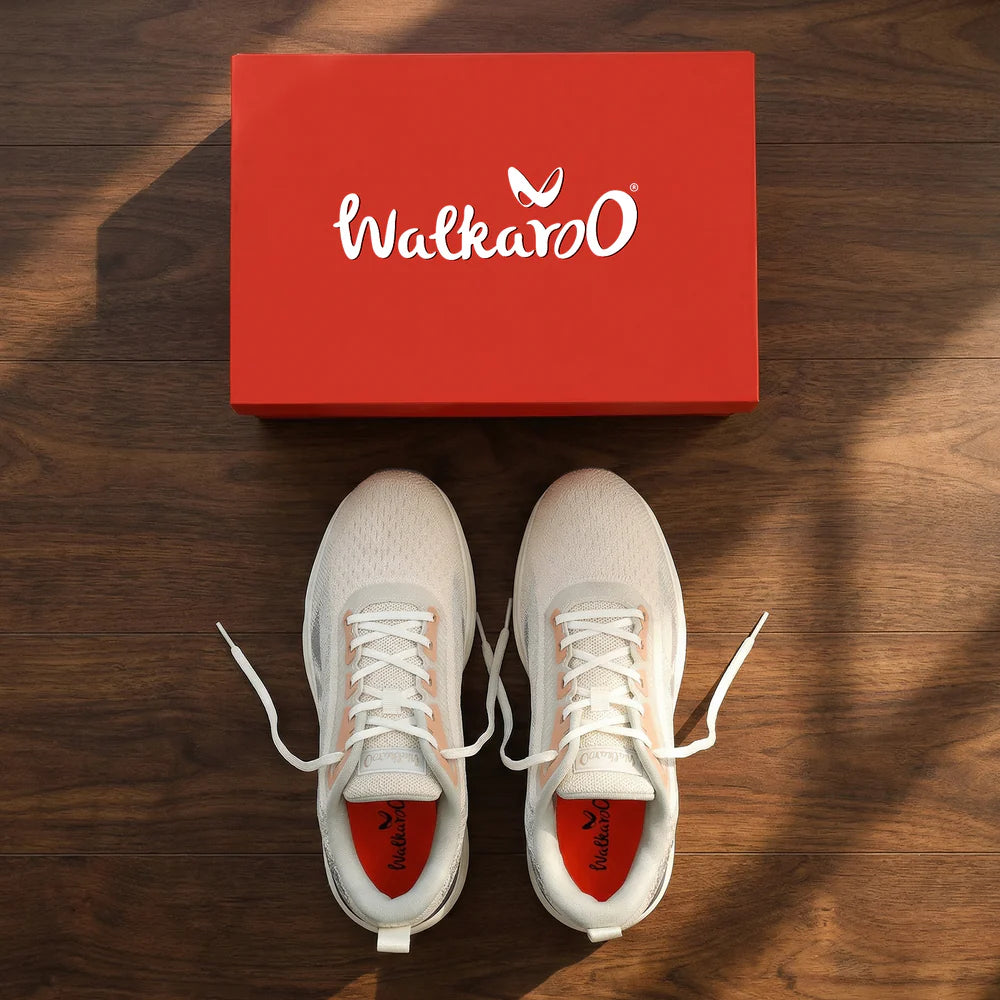 Men's Lace-up Sports Shoes - WS9110 Grey Beige