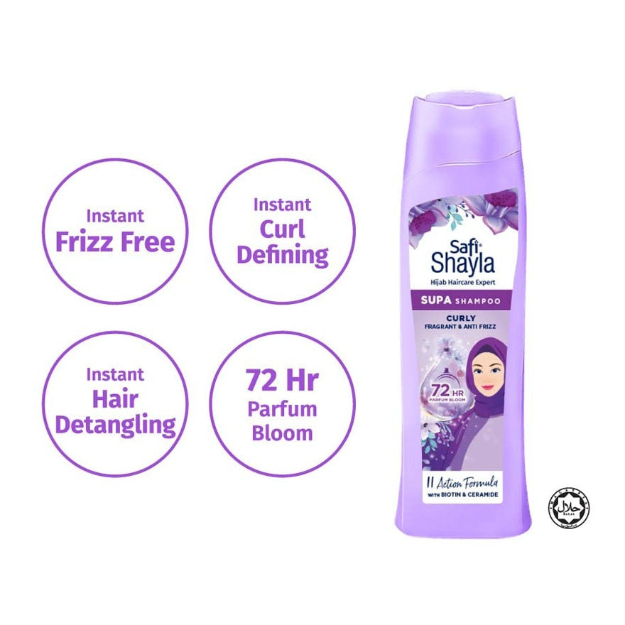 Supa Curly, Fragrant & Anti Frizz Shampoo 300g