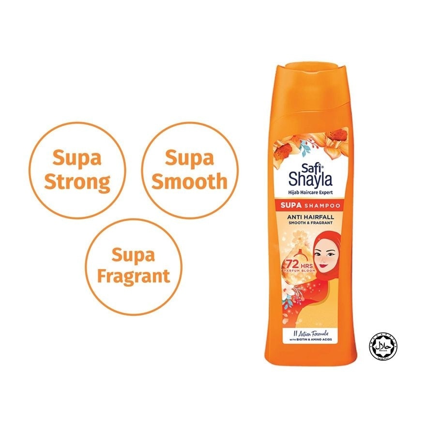 Supa Anti Hair fall, Smooth & Fragrant Shampoo 300g