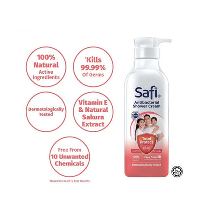 Antibacterial Shower Cream Total Protect 975g
